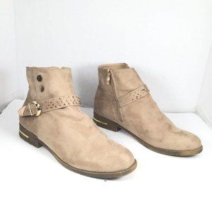 DODO Women's Ankle Boots Tan Size 8